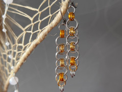 Čtyřlístkové náušnice - S.Steel