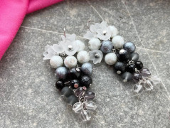 Čtyřlístkové náušnice - S.Steel