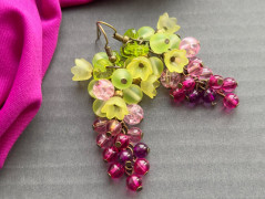 Čtyřlístkové náušnice - S.Steel