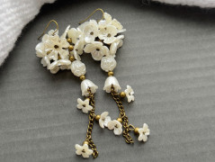 Čtyřlístkové náušnice - S.Steel