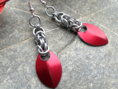 Čtyřlístkové náušnice - S.Steel