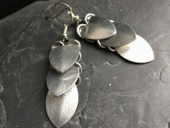 Čtyřlístkové náušnice - S.Steel