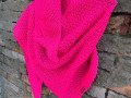 Růžové zachumlání - háčkovaný pléd
