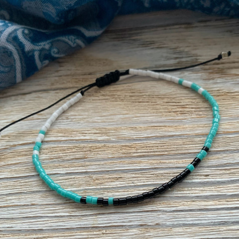 Miyuki náramek č. 12 náramek korálky luxusní miyuki barevný 