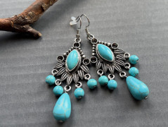 Čtyřlístkové náušnice - S.Steel