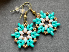 Čtyřlístkové náušnice - S.Steel