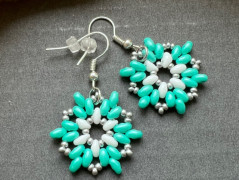 Čtyřlístkové náušnice - S.Steel