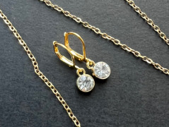 Čtyřlístkové náušnice - S.Steel