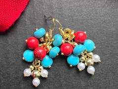 Čtyřlístkové náušnice - S.Steel