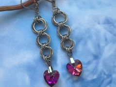 Čtyřlístkové náušnice - S.Steel