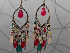 Čtyřlístkové náušnice - S.Steel