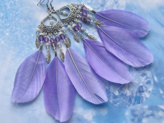 Čtyřlístkové náušnice - S.Steel