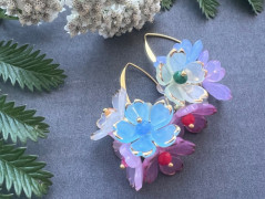 Čtyřlístkové náušnice - S.Steel