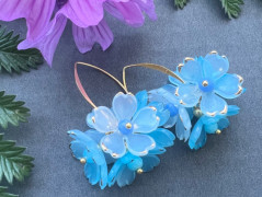 Čtyřlístkové náušnice - S.Steel