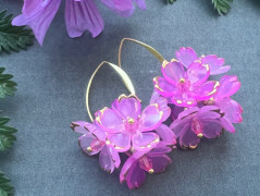 Čtyřlístkové náušnice - S.Steel