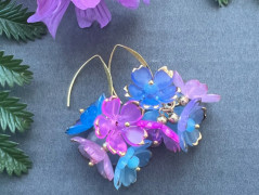 Čtyřlístkové náušnice - S.Steel