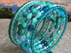 Čtyřlístkové náušnice - S.Steel