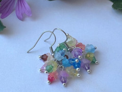 Čtyřlístkové náušnice - S.Steel