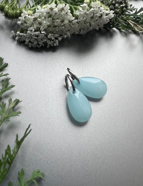 Blankytné slzičky na výměnu kapka nerez ocel slza skleněná slzička steel 