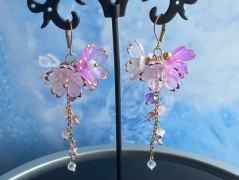 Čtyřlístkové náušnice - S.Steel