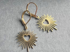 Čtyřlístkové náušnice - S.Steel