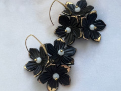 Čtyřlístkové náušnice - S.Steel