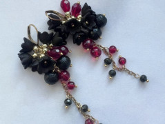 Čtyřlístkové náušnice - S.Steel