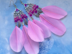 Čtyřlístkové náušnice - S.Steel