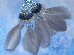 Čtyřlístkové náušnice - S.Steel