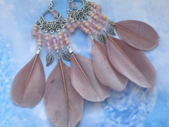 Čtyřlístkové náušnice - S.Steel