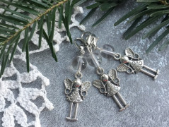 Čtyřlístkové náušnice - S.Steel