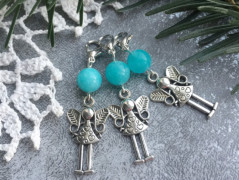 Čtyřlístkové náušnice - S.Steel