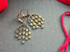 Čtyřlístkové náušnice - S.Steel