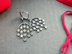 Čtyřlístkové náušnice - S.Steel