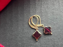 Čtyřlístkové náušnice - S.Steel