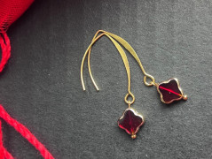 Čtyřlístkové náušnice - S.Steel