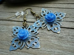 Čtyřlístkové náušnice - S.Steel