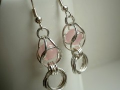 Čtyřlístkové náušnice - S.Steel