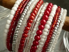 Čtyřlístkové náušnice - S.Steel