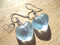 Náušnice - buclaté srdíčka