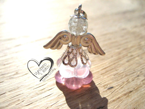 ANDĚL - ANDÍLEK - ANDĚLÍČEK 24. přívěsek anděl andílek křídla andělíček andělé andílci andělíčci na mobil andělské na klíče na peněženku 