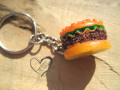 KLÍČENKA - PŘÍVĚSEK - HAMBURGER