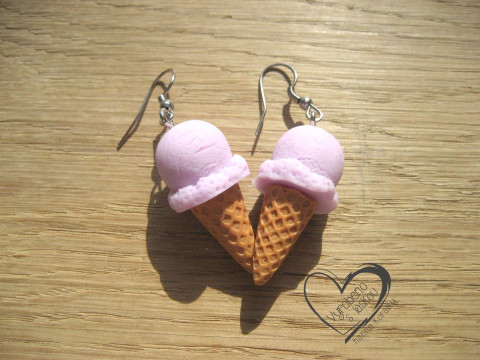 NÁUŠNICE - ZMRZLINA - borůvková veselé hravé sranda náušnice 