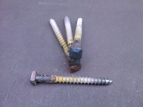 Kovaný vrut 8x80 surový kovaný hřebík šroubek šroub kovaný hřebík vrut 