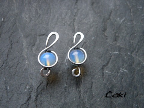 Housláčky s opalitem osteofix opalit naušnice 