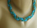 Náhrdelník - výrazný, pletený