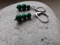 Naušnice - malachitky