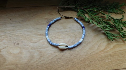 Náramek - od moře náramek modrá bílá barevný 