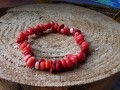 Náramek - sekaný korál