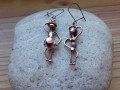 Naušnice měděné - miláčči.....